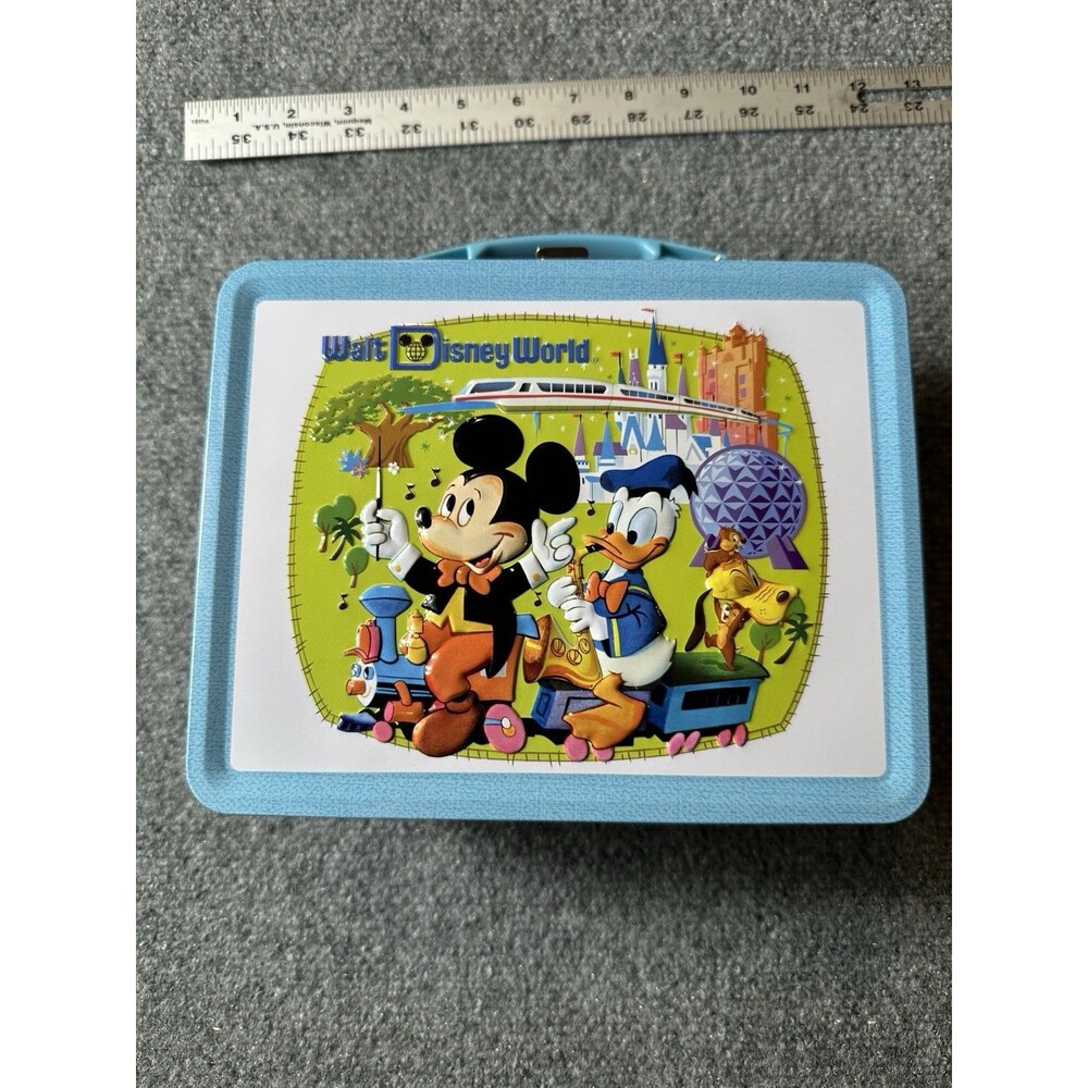 Walt Disney World 50th Anniversary D23 Vault Collection Tin Lunch Box New